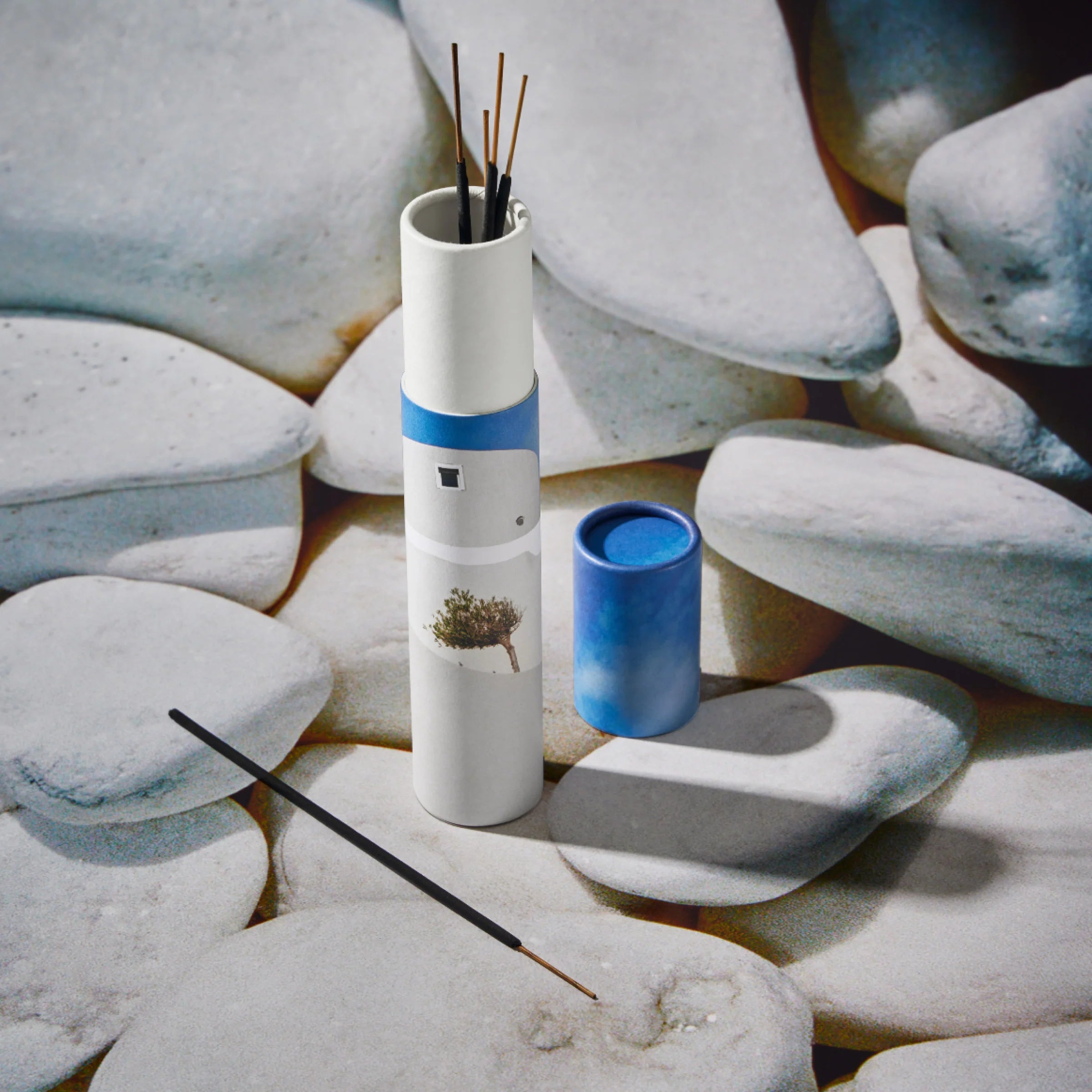 Terrazzo Tray and Incense Sticks - View 3